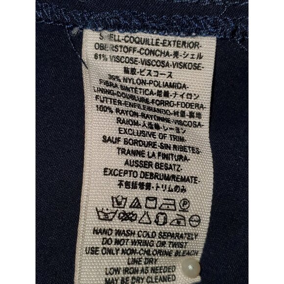 Free People Ellie Burnout Blue Velvet Sleeveless Boho Mini Dress Sz S 1284 - Picture 8 of 10